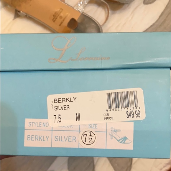 L Lorraine berkly silver size 7.5 - Picture 11 of 12